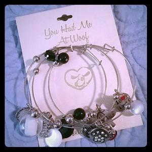 Silver Bracelet Bundle for Dog & Beach Lovers